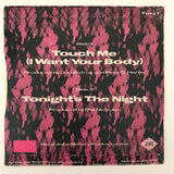 Samantha Fox ’Touch Me (I Want Your Body)’ 45 Record - 7’’ UK Import FOXY1 1986 VG + - Media