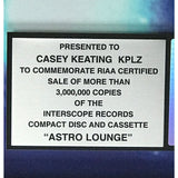 Smash Mouth Astro Lounge RIAA 3x Multi-Platinum LP Award - Record Award