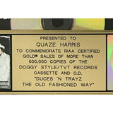 Snoop Dogg Presents Tha Eastsidez Duces ’N Trayz: The Old Fashioned Way RIAA Gold Album Award (Copy) - Record Award