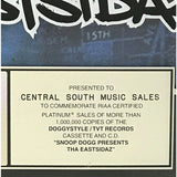 Snoop Dogg Presents Tha Eastsidez RIAA Platinum Album Award - Record Award