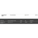 Steve Miller Fly Like An Eagle RIAA Gold Single Award - Record Award