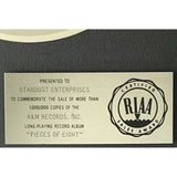 Styx Pieces Of Eight RIAA Platinum LP Award - Record Award