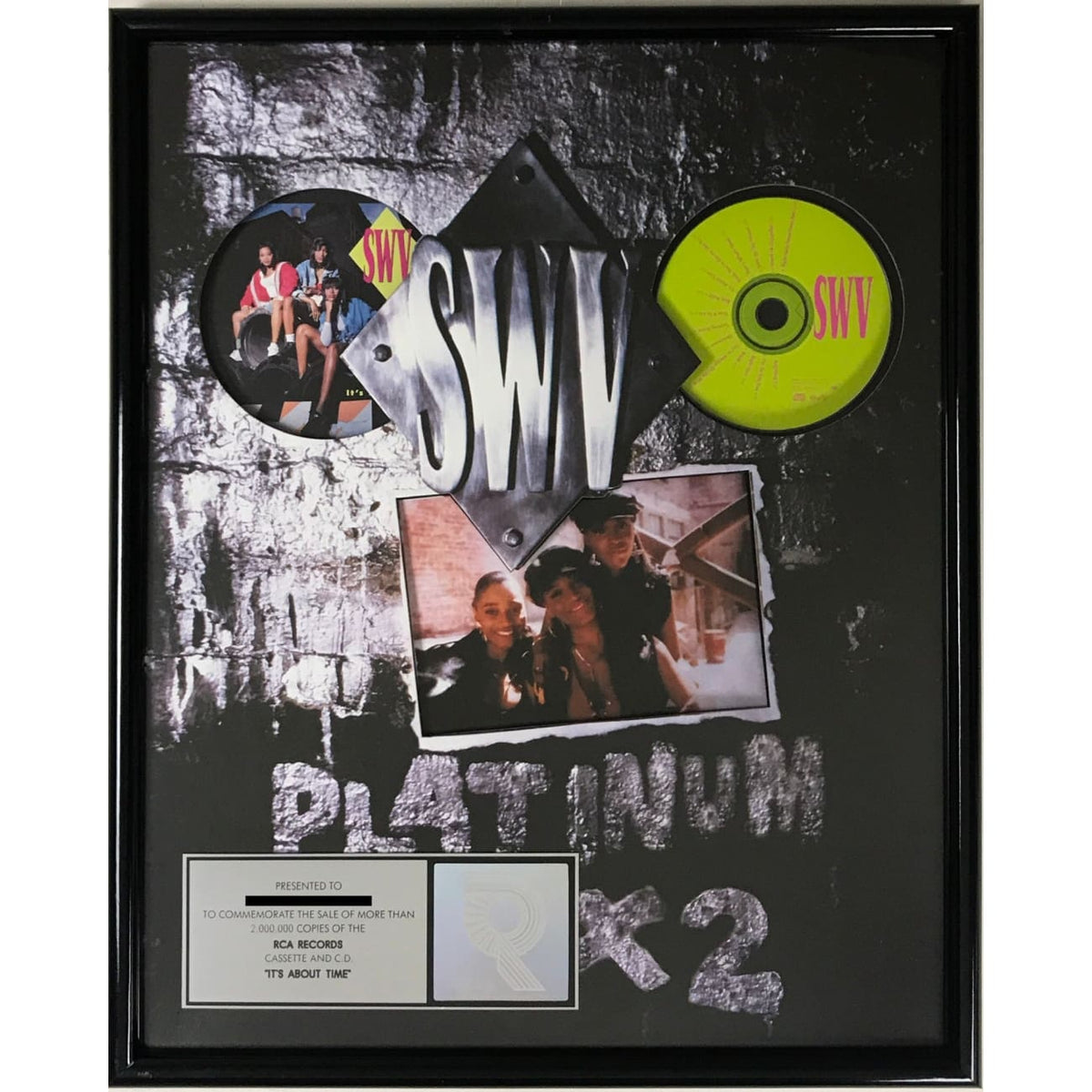 musicgoldmine.com - SWV It's About Time RIAA 2x Multi-Platinum