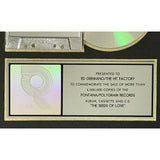 Tears For Fears The Seeds Of Love RIAA Platinum Album Award - Record Award