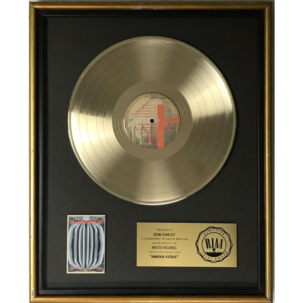 The Alan Parsons Project Ammonia Avenue RIAA Gold Album Award - Record Award