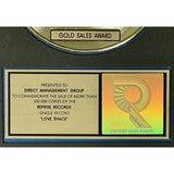 The B-52s ’Love Shack’ RIAA Gold Single Award - Record Award