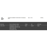 The Beach Boys Sounds Of Summer RIAA Platinum Award - Record Award