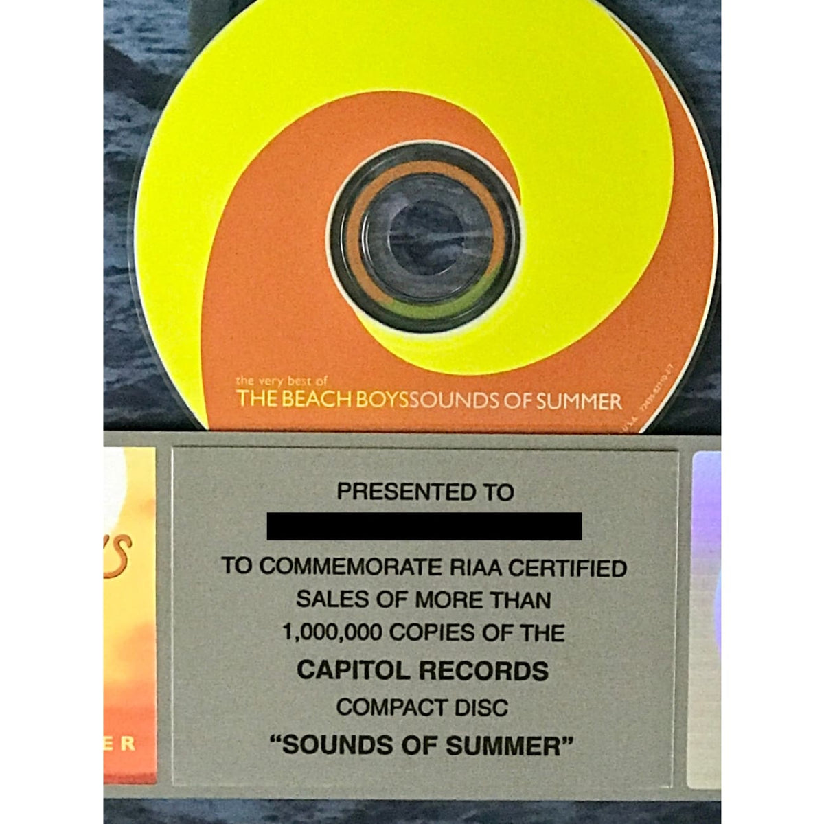 musicgoldmine.com - The Beach Boys Sounds Of Summer RIAA Platinum