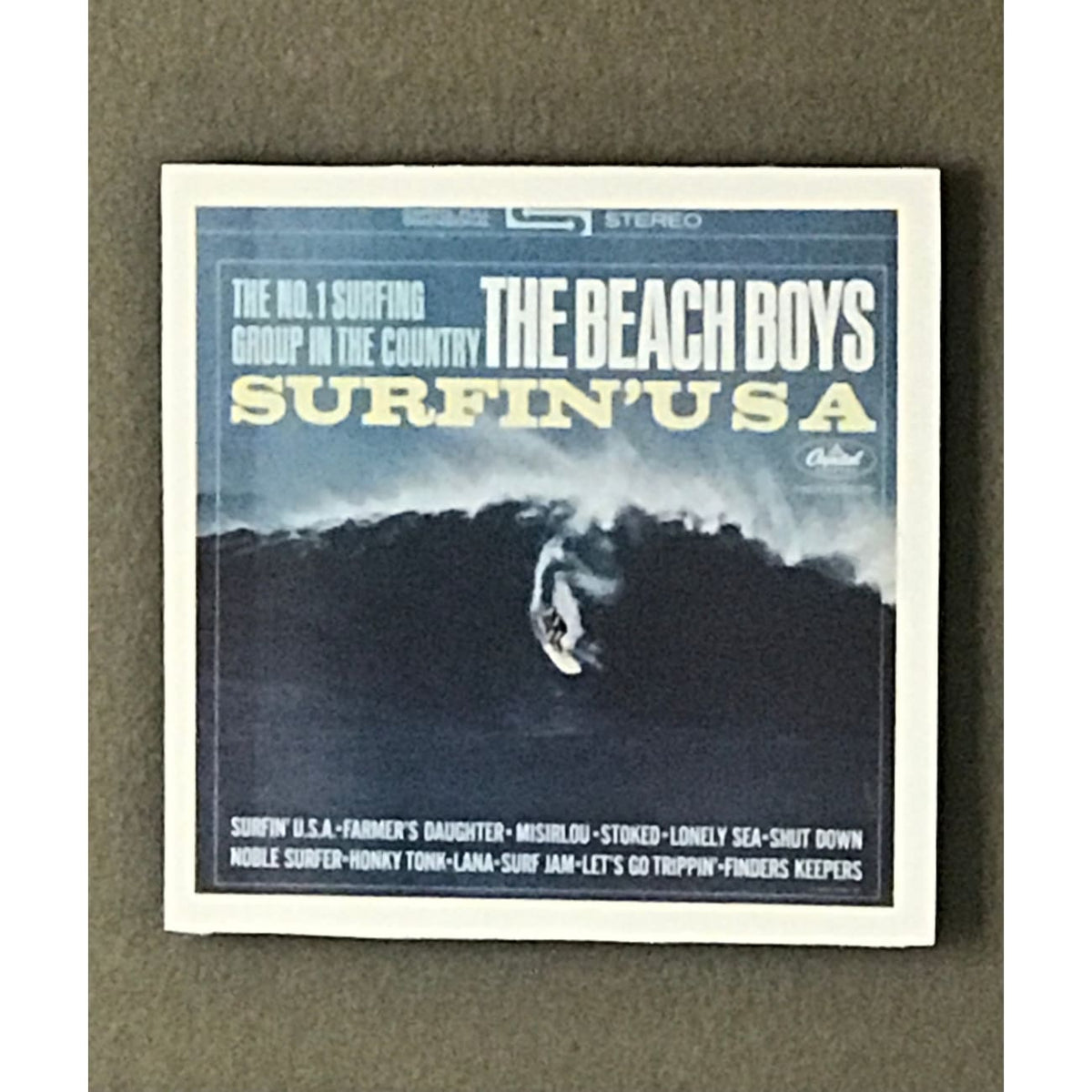 musicgoldmine.com - The Beach Boys Surfin' USA RIAA Gold Album