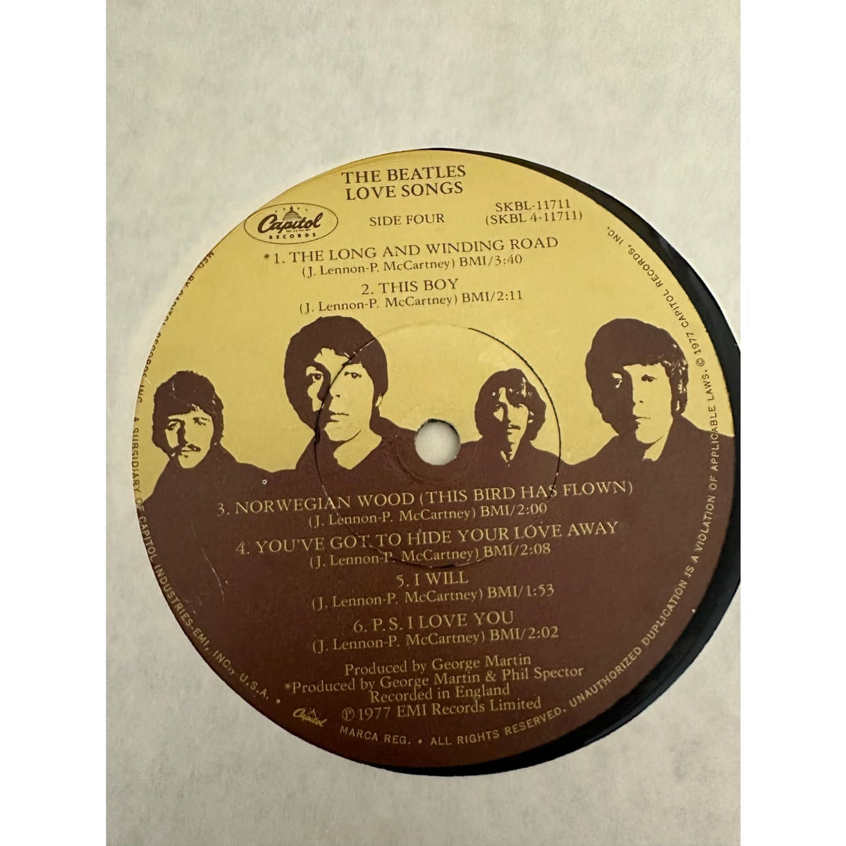 musicgoldmine.com - The Beatles Love Songs 1977 2x Dbl Album