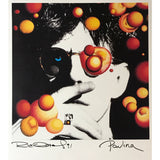 The Cars Ric Ocasek Paulina Porizkova Signed Ltd Edition Litho w/BAS COA - Poster