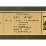 The Escape Club Wild Wild West Atlantic Records award - Record Award