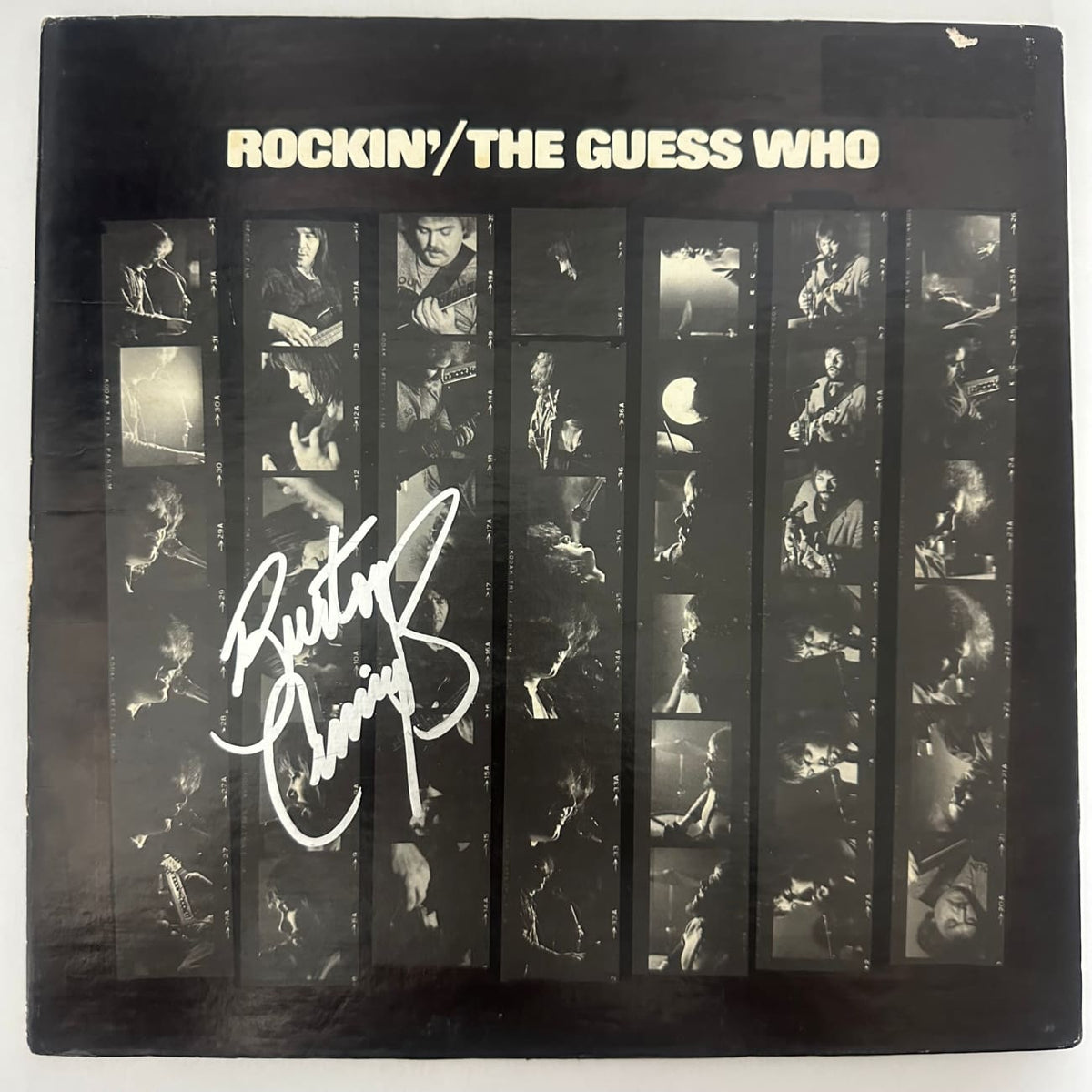 Musicgoldmine.com - The Guess Who 1972 Rockin’ Album Signed By Burton ...