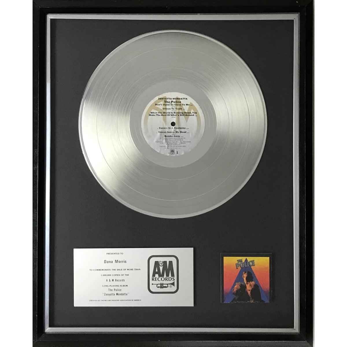 musicgoldmine.com - The Police Zenyatta Mondatta A&M Records