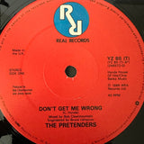 The Pretenders ’Don’t Get Me Wrong’ 12’’ - 45 Vinyl 1986 Import UK YZ85T - Media