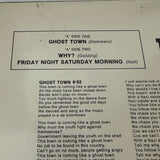 The Specials ’Ghost Town’ 12’’-45 Record Ext Version Vinyl 1981 UK Import Label Error - Media