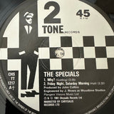 The Specials ’Ghost Town’ 12’’-45 Record Ext Version Vinyl 1981 UK Import Label Error - Media