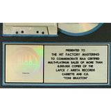 Toni Braxton debut RIAA 8x Multi-Platinum Album Award + Grammy® Win Certificate Plaque - Record Award