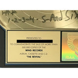 Tony Toni Toné The Revival RIAA Gold Album Award signed by the group - Record Award