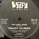 Tracey Ullman ’They Don’t Know’ 10’’ - 45 Record 1983 UK Import SBUY180 - Media