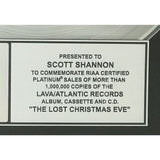 Trans-Siberian Orchestra The Lost Christmas Eve RIAA Platinum Award -New sealed - Record Award