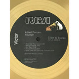 Triumph Allied Forces RIAA Gold Album Award - Record Award