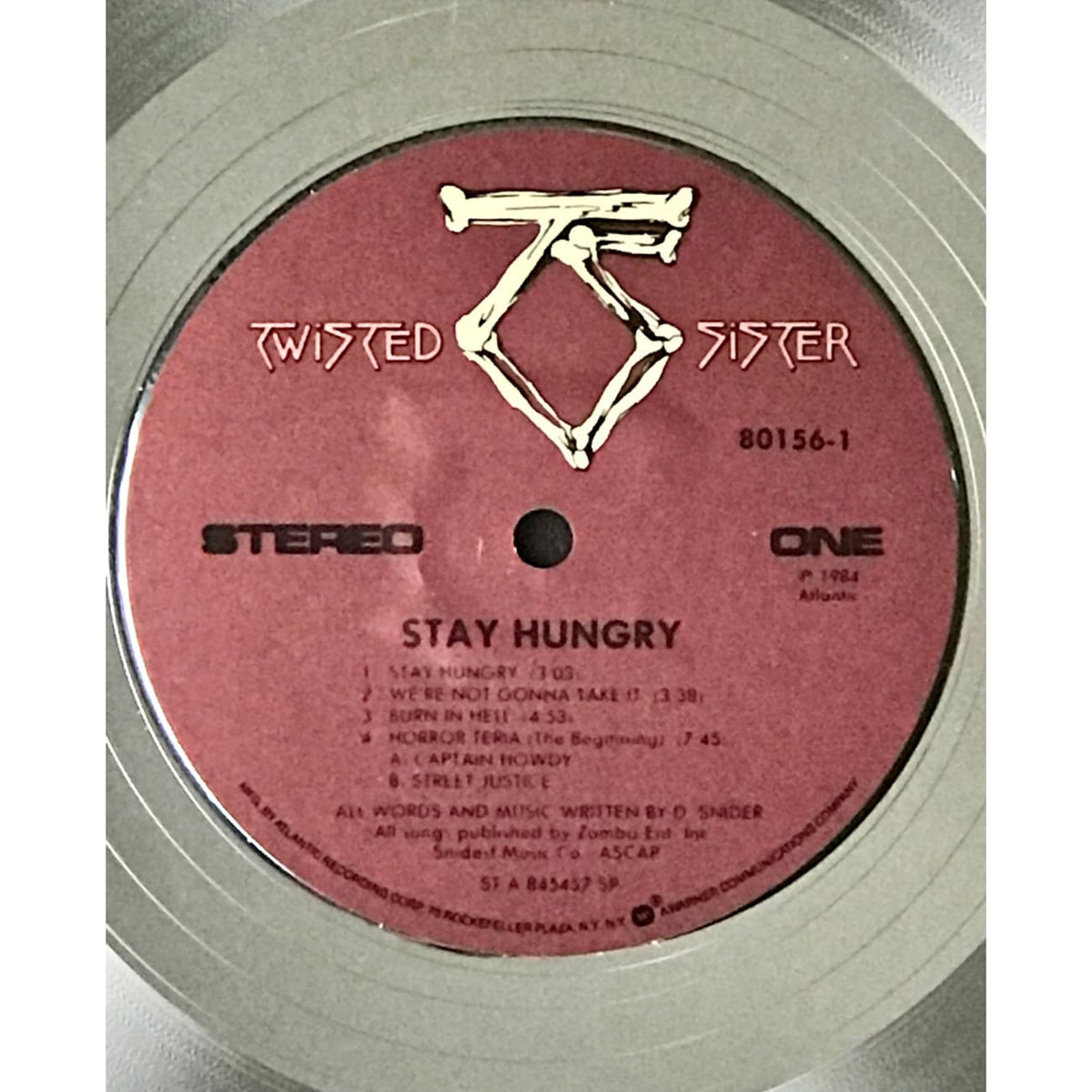 musicgoldmine.com - Twisted Sister Stay Hungry RIAA Platinum Album