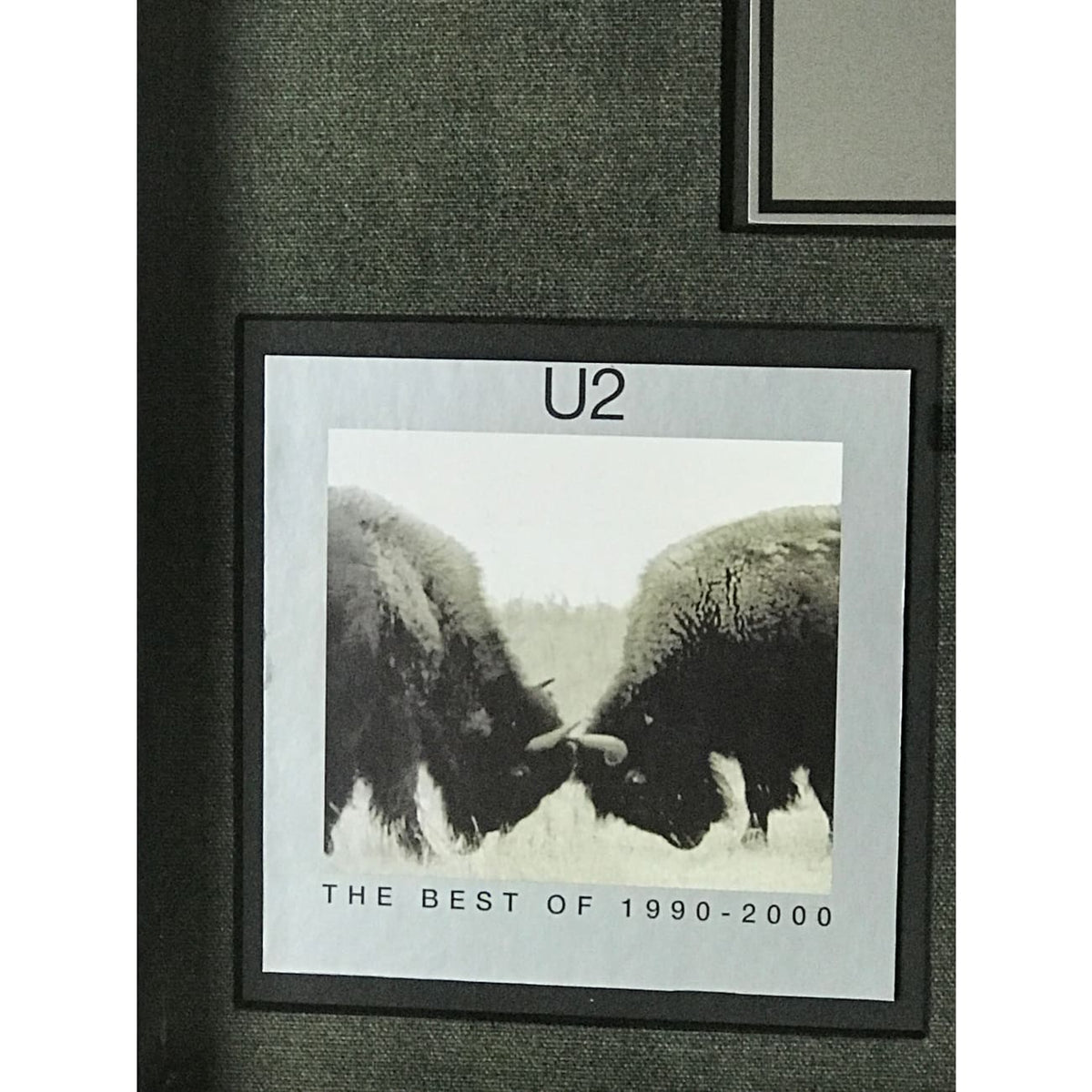 U2 The Best Of 1990-2000 RIAA Platinum Album Award