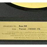 Warrant Cherry Pie album Ampex Golden Reel Award - Record Award