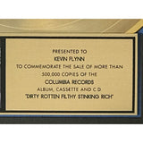 Warrant Dirty Rotten Filthy Stinking Rich RIAA 2x Multi-Platinum Album Award - Record Award