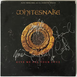 Whitesnake Autographed 1988 Give Me All Your Love 45 Record w/BAS LOA - Autographed Collectible