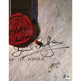 Whitesnake Slip Of The Tongue album art proof signed by David Coverdale w/BAS COA - Music Memorabilia