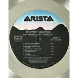 Whitney Houston I’m Your Baby Tonight RIAA Platinum LP Award - Record Award