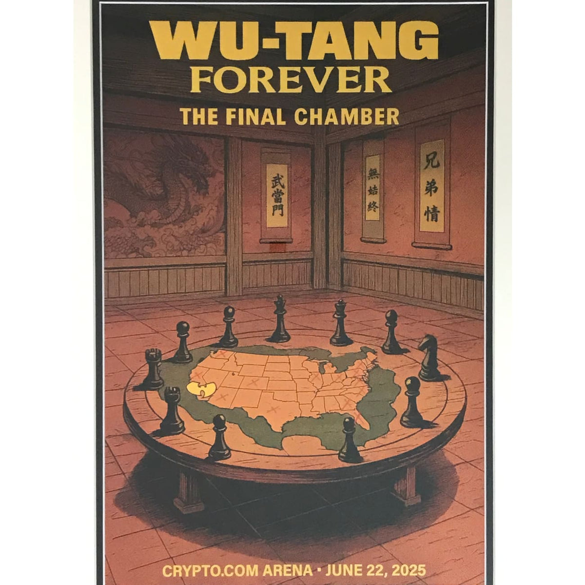 musicgoldmine.com - Wu-Tang Clan Forever 2025 Concert Poster
