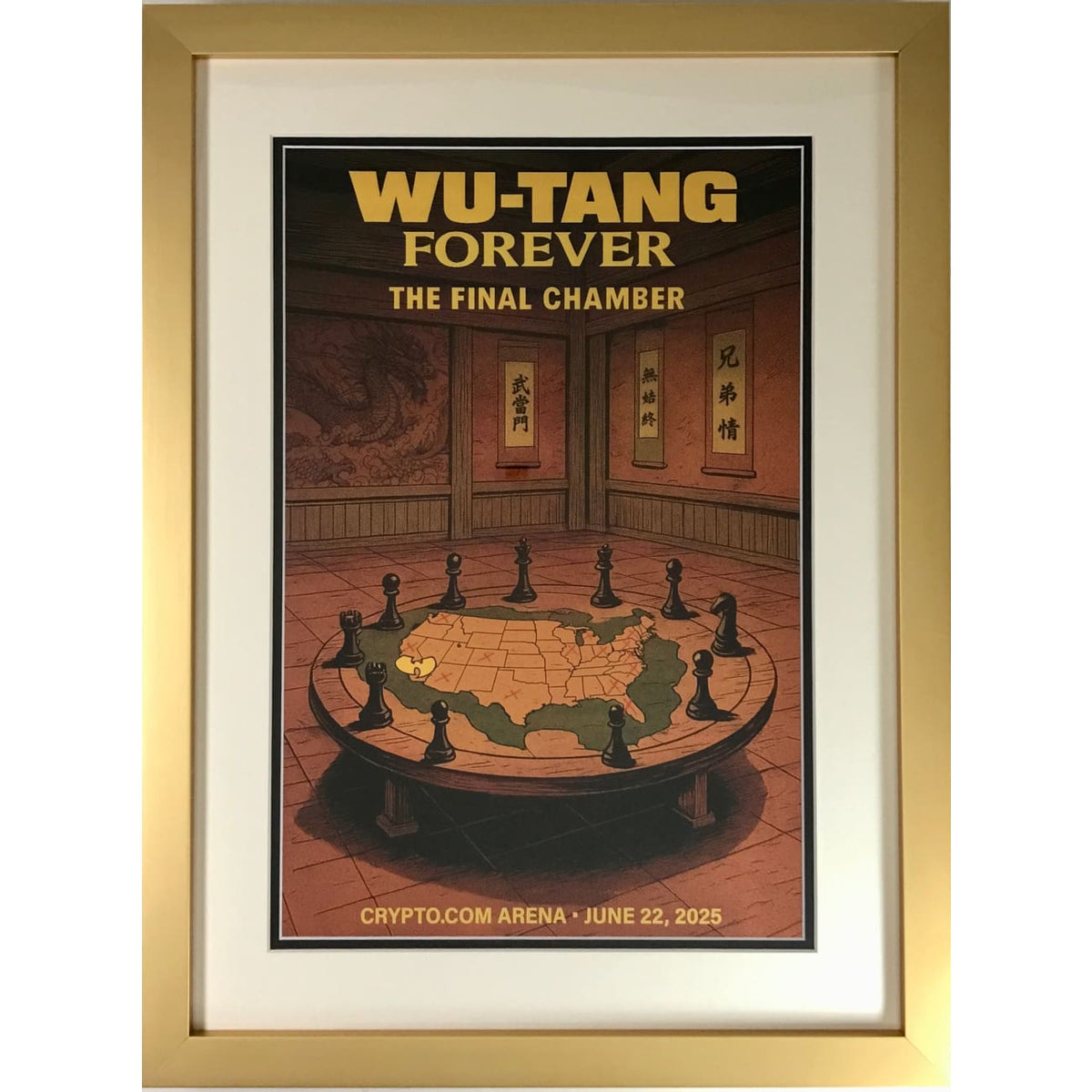 musicgoldmine.com - Wu-Tang Clan Forever 2025 Concert Poster