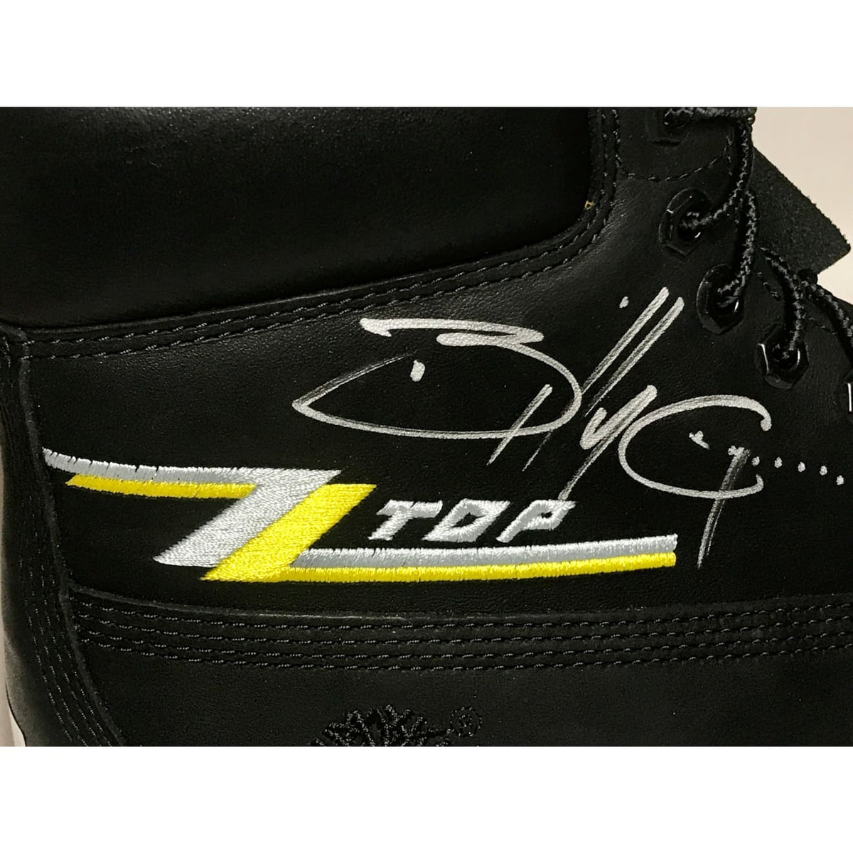musicgoldmine.com - ZZ Top Billy Gibbons Signed Custom Timberland