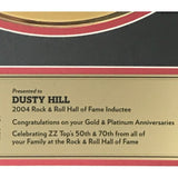 ZZ Top Dusty Hill presented 2004 Rock and Roll Hall of Fame Award - RARE - Record Award