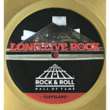 ZZ Top Dusty Hill presented 2004 Rock and Roll Hall of Fame Award - RARE - Record Award