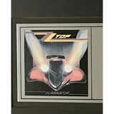 ZZ Top Eliminator 1983 CRIA Platinum Album Award presented to Dusty Hill - RARE - Record Award