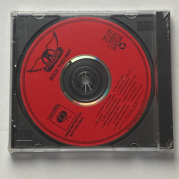 Aerosmith Rock this Way CD Promo Sealed 1988