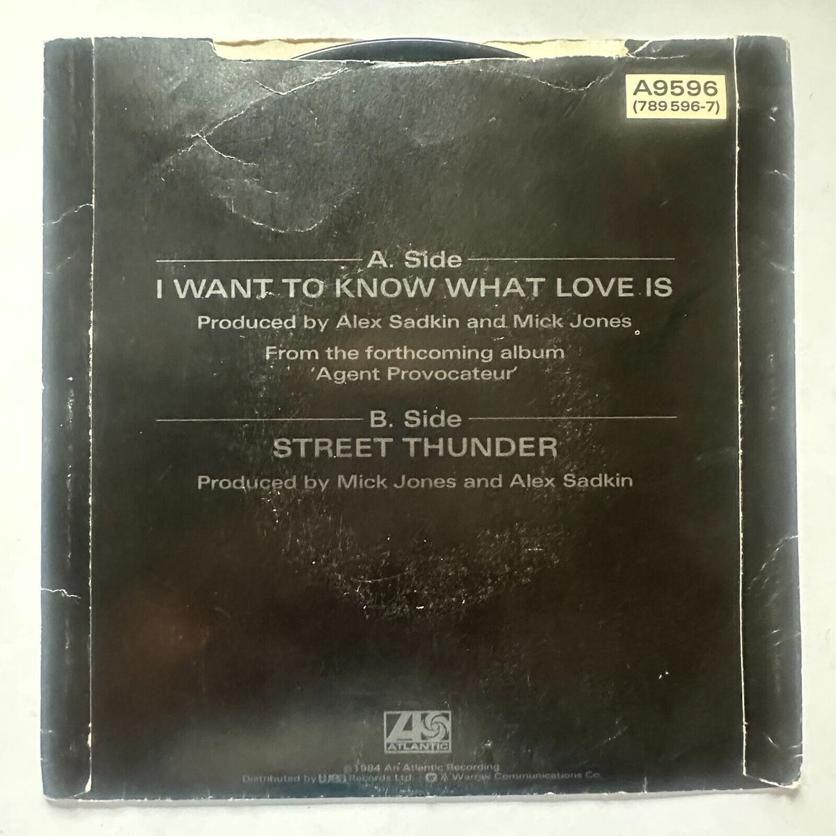 Foreigner ‎ I Want To Know What Love Is 7