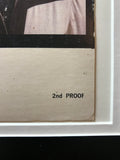 The Cars Candy-O album art proof signed by Ocasek, Orr and entire group w/Epperson LOA