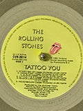 Rolling Stones Tattoo You 1981 Australian Label Platinum Award presented Bill Wyman - RARE