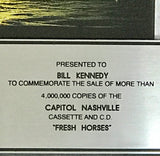 Garth Brooks Fresh Horses RIAA 4x Multi-Platinum Album Award