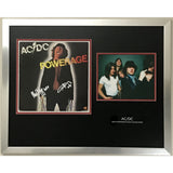 AC/DC album collage signed by Angus and Malcolm Young w/JSA LOA - Music Memorabilia