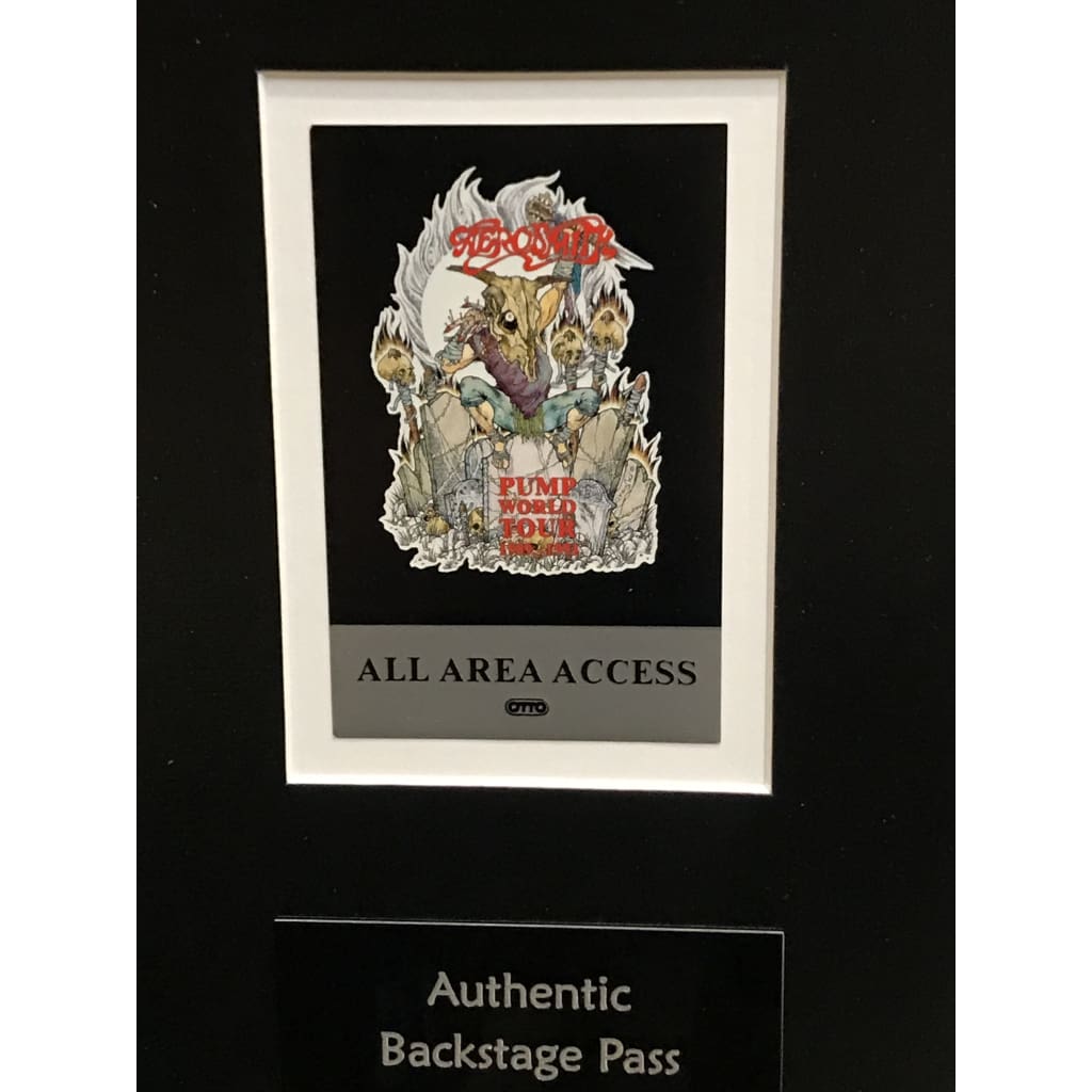 Aerosmith Collage signed by Steven Tyler w/BAS COA – MusicGoldmine.com