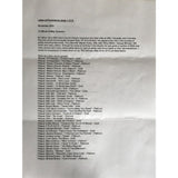 Aerosmith Nine Lives 9x Platinum Label Award - Record Award