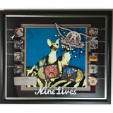 Aerosmith Nine Lives 9x Platinum Label Award - Record Award