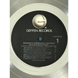 Aerosmith Permanent Vacation RIAA 2x Platinum Album Award - Record Award