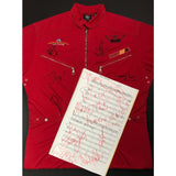 Aerosmith Signed Hole In My Soul Lyrics & Vest Collage - Music Memorabilia Collage
